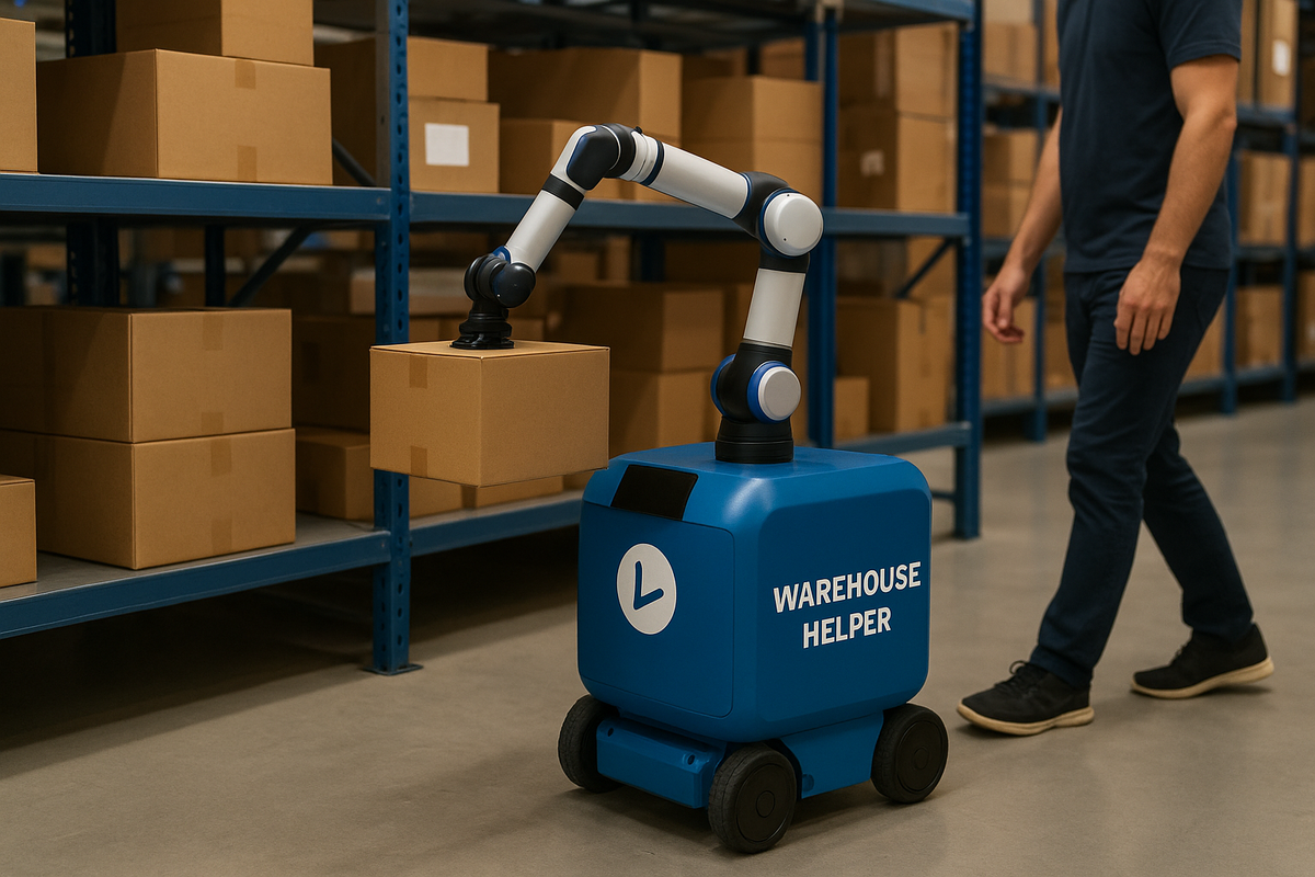 Meet My Futuristic “Warehouse Helper” — Automation for the Rest of Us