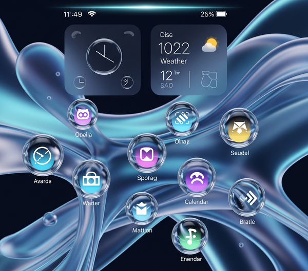 iOS 26's "Liquid Glass": A Design Revolution or a Visual Headache?